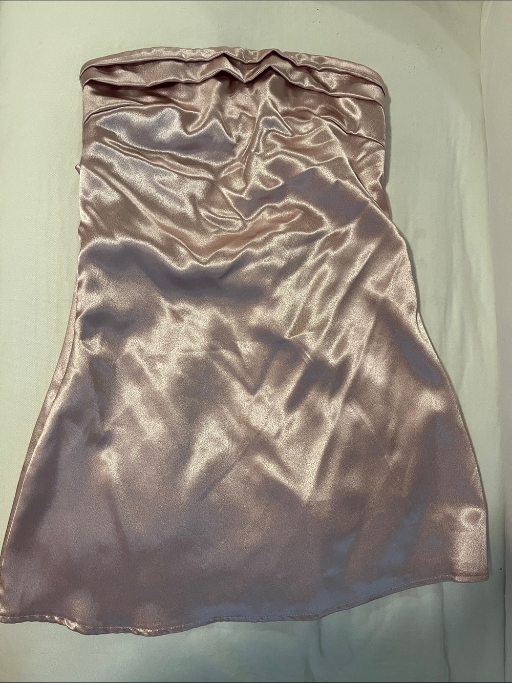 Light Pink Cowl Back Mini Dress